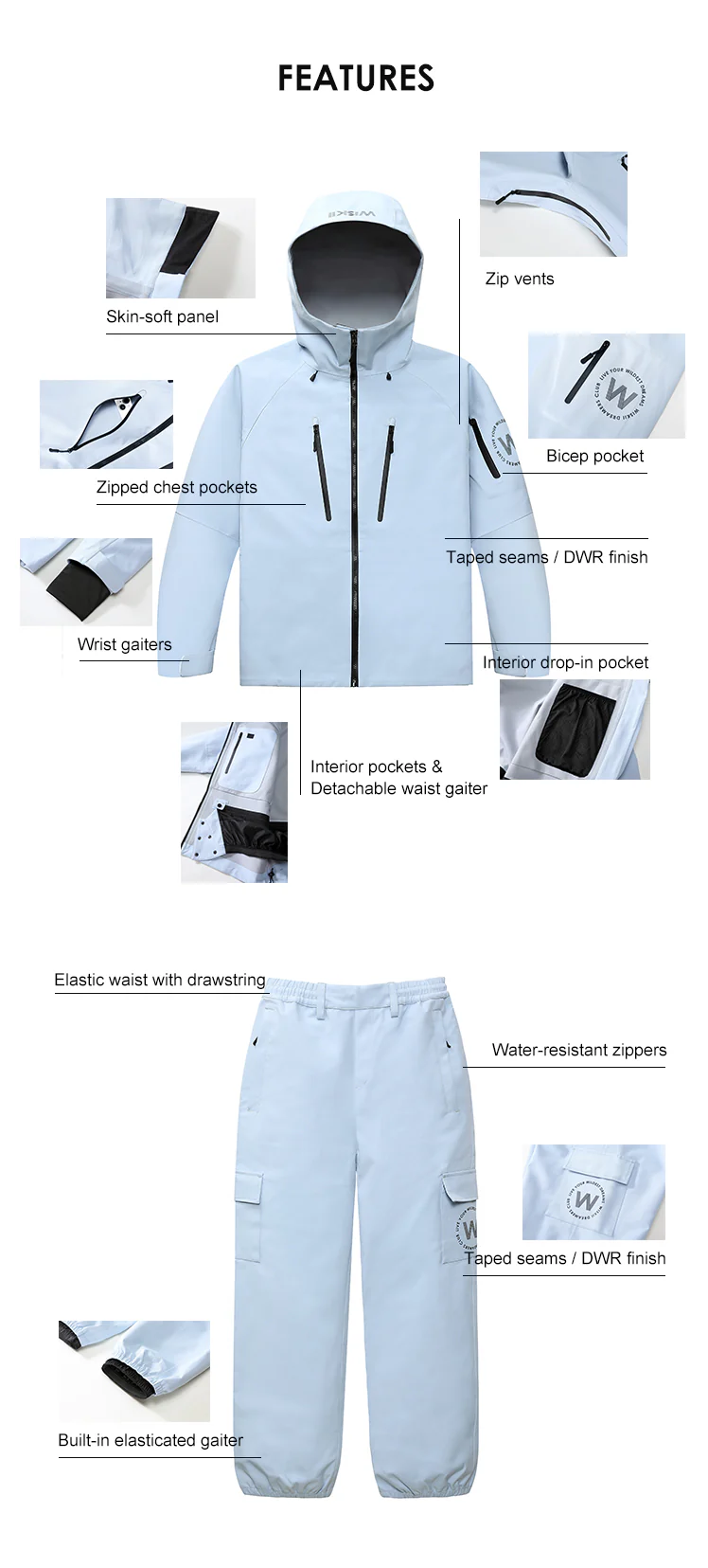 3L Waterproof Hardshell Performance Jacket - Image 6