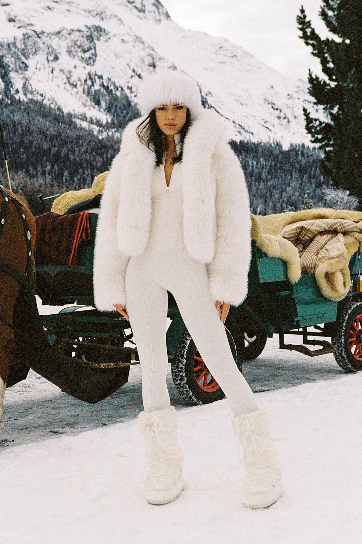 Alpine Cloud Faux Fur Jacket - Image 5