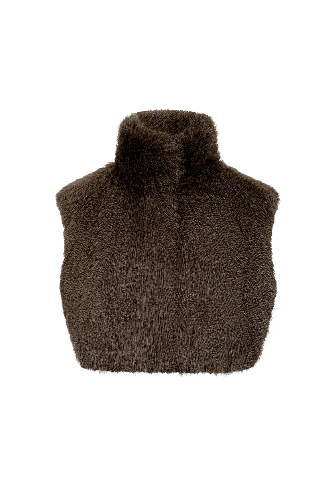 Alpine Cloud Faux Fur Vest - Image 10