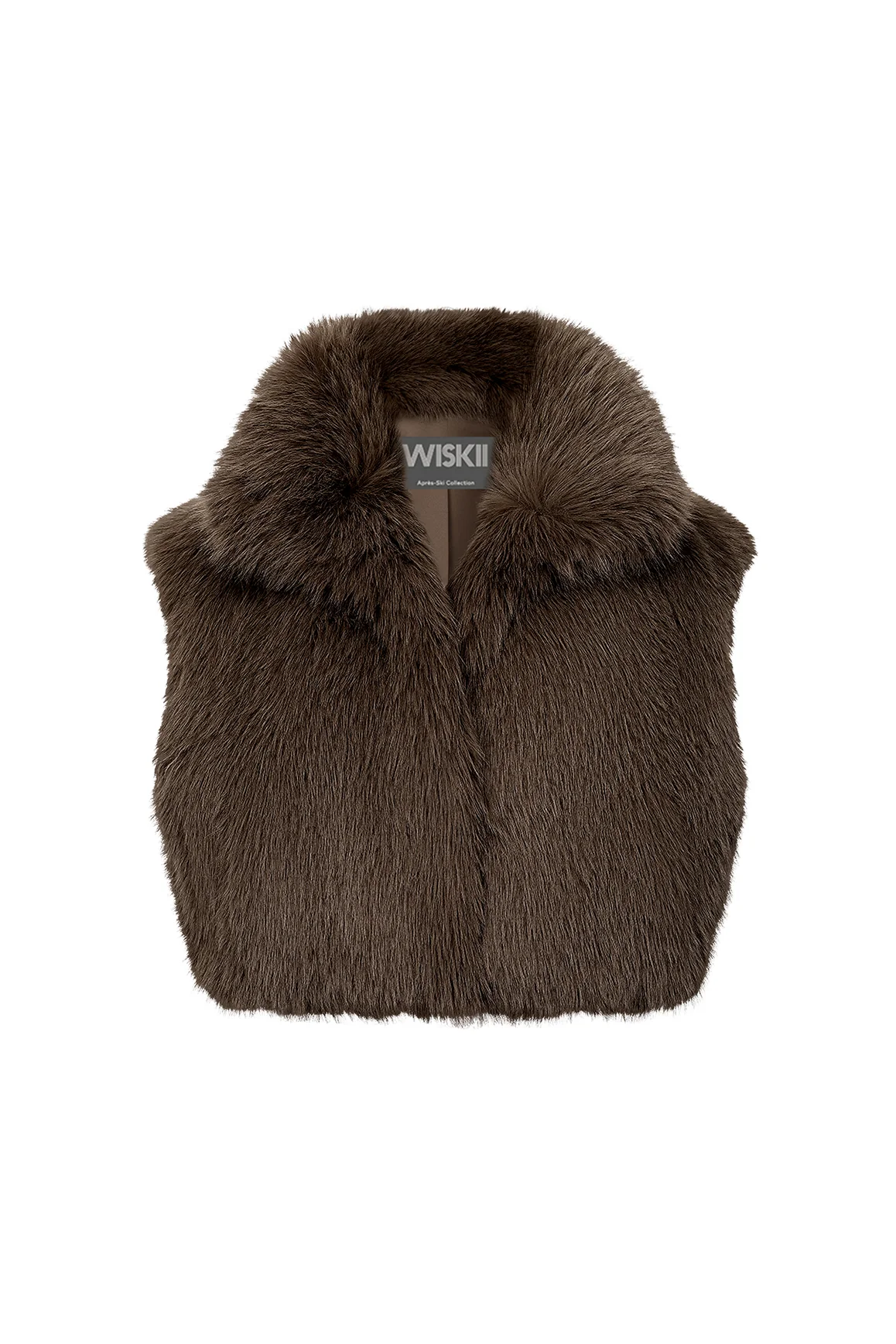 Alpine Cloud Faux Fur Vest - Image 9