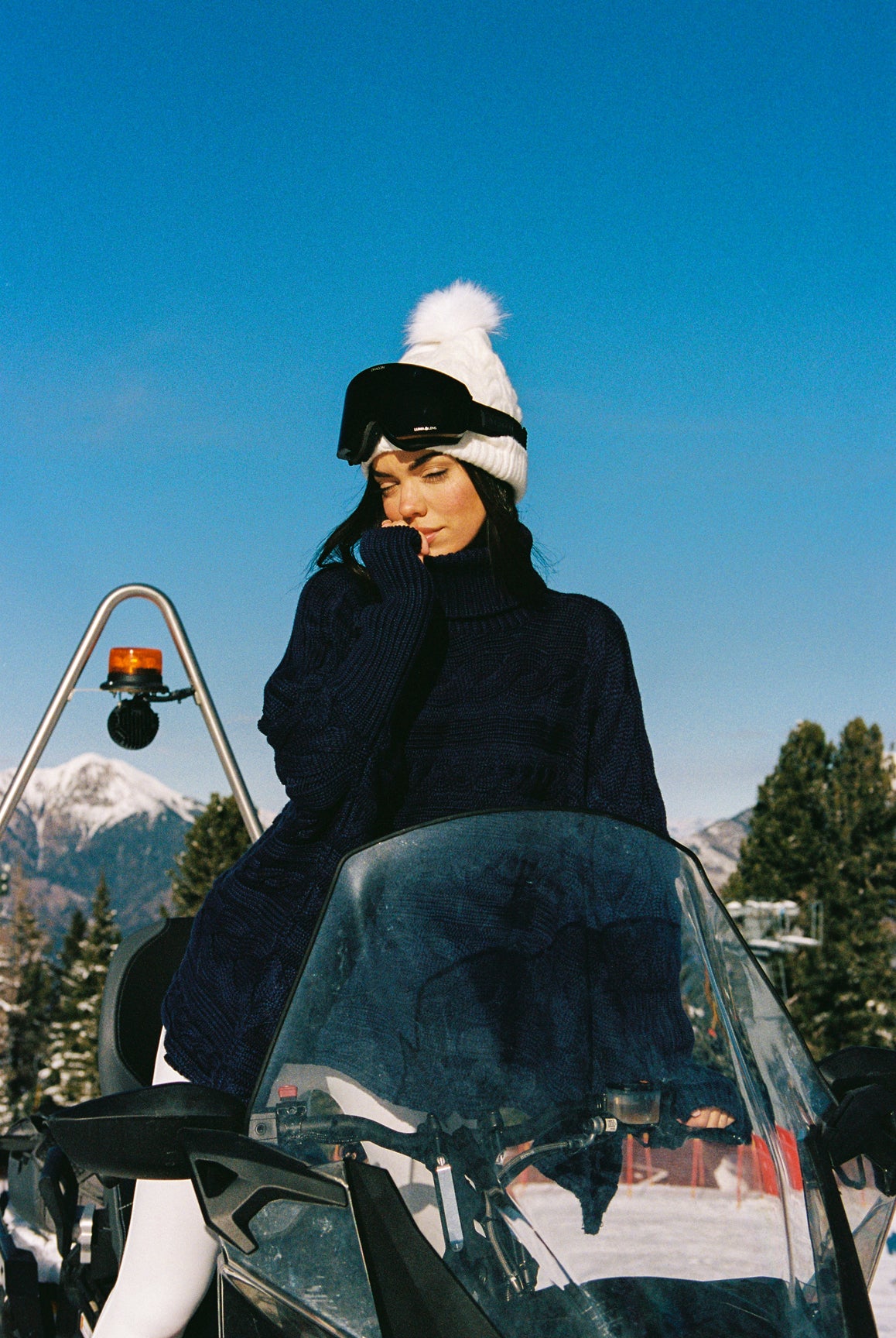 Cable Knit Cape Sweater - Image 24