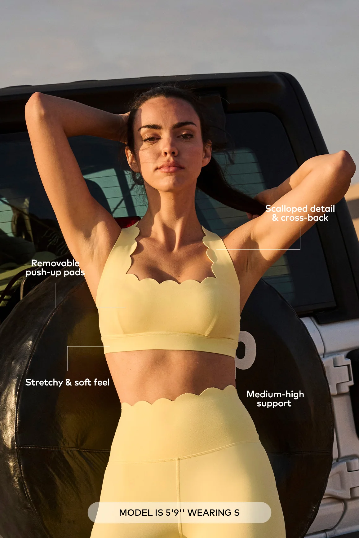 Cross Back Sports Bra - Image 6
