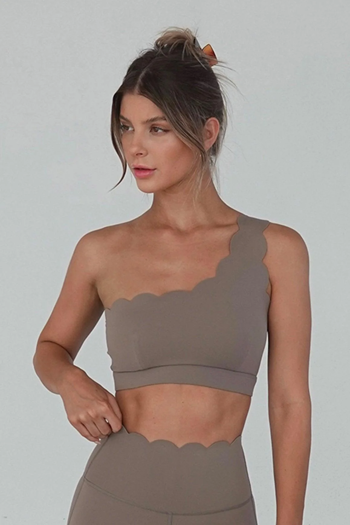 Dynamic One Shoulder Sports Bra - Image 70