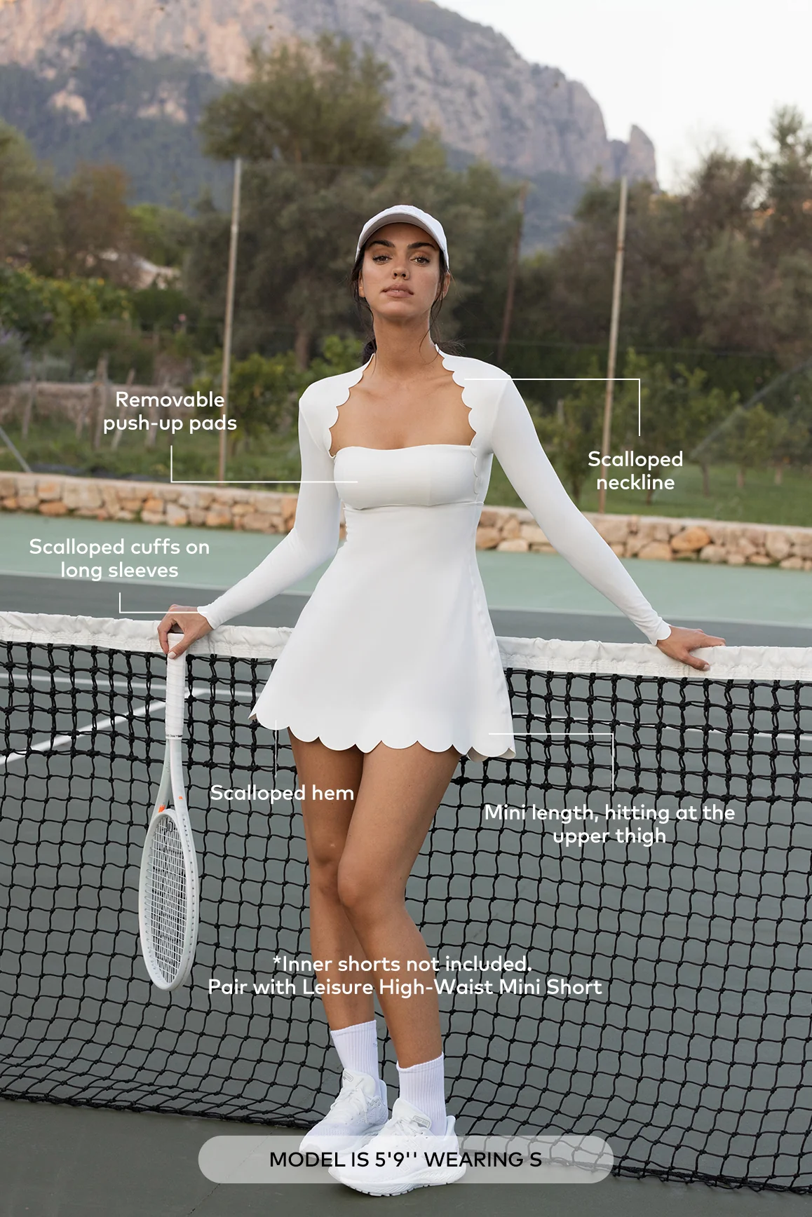 Enchanting Scallop A-Line Dress - Image 12