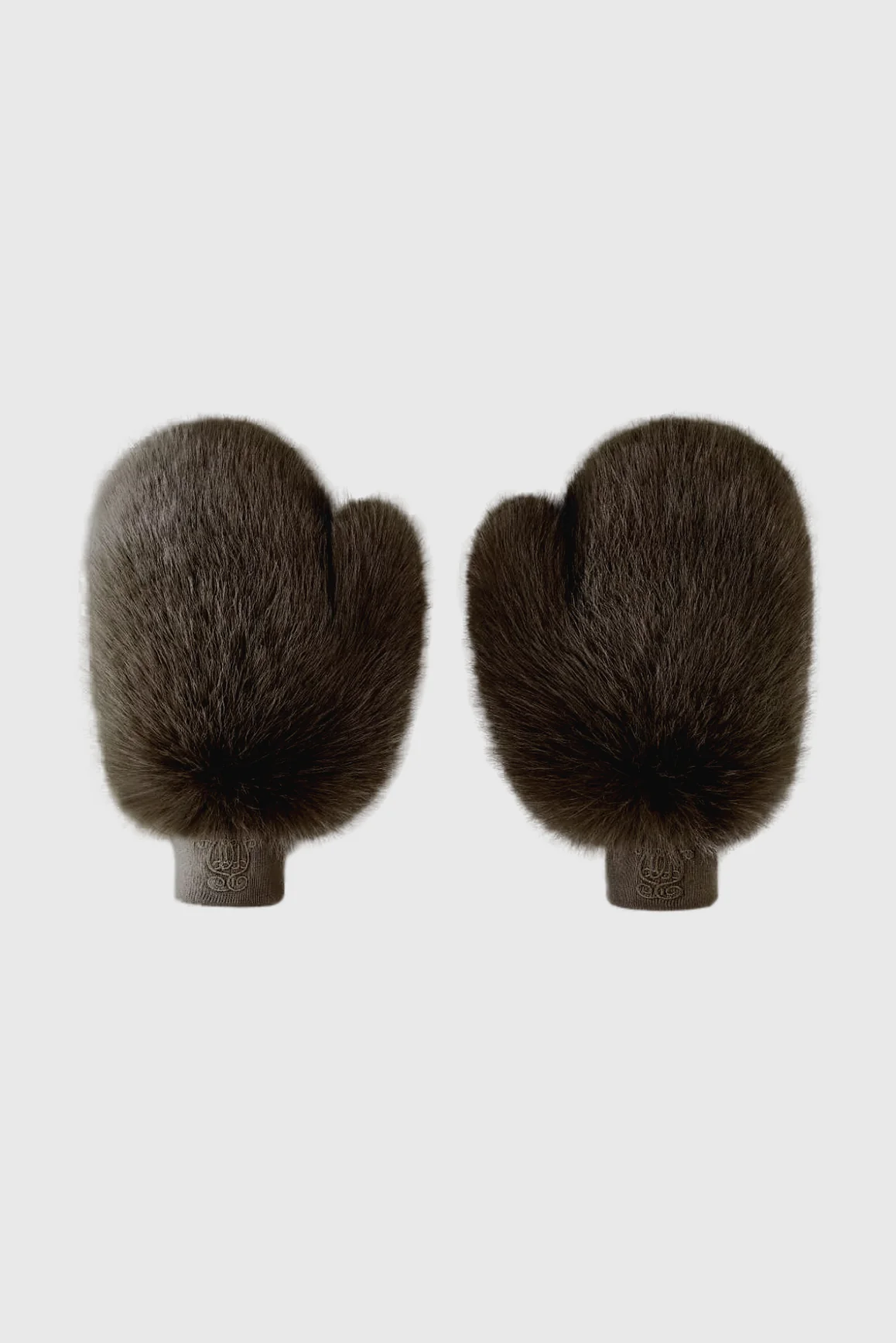 Frost Faux Fur Mittens