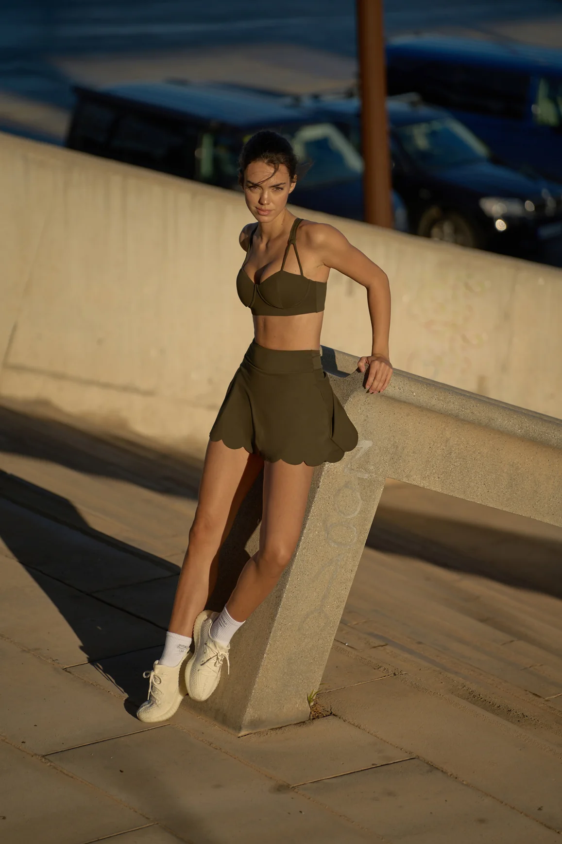 High-Waist A-line Tennis Skirt - Image 20