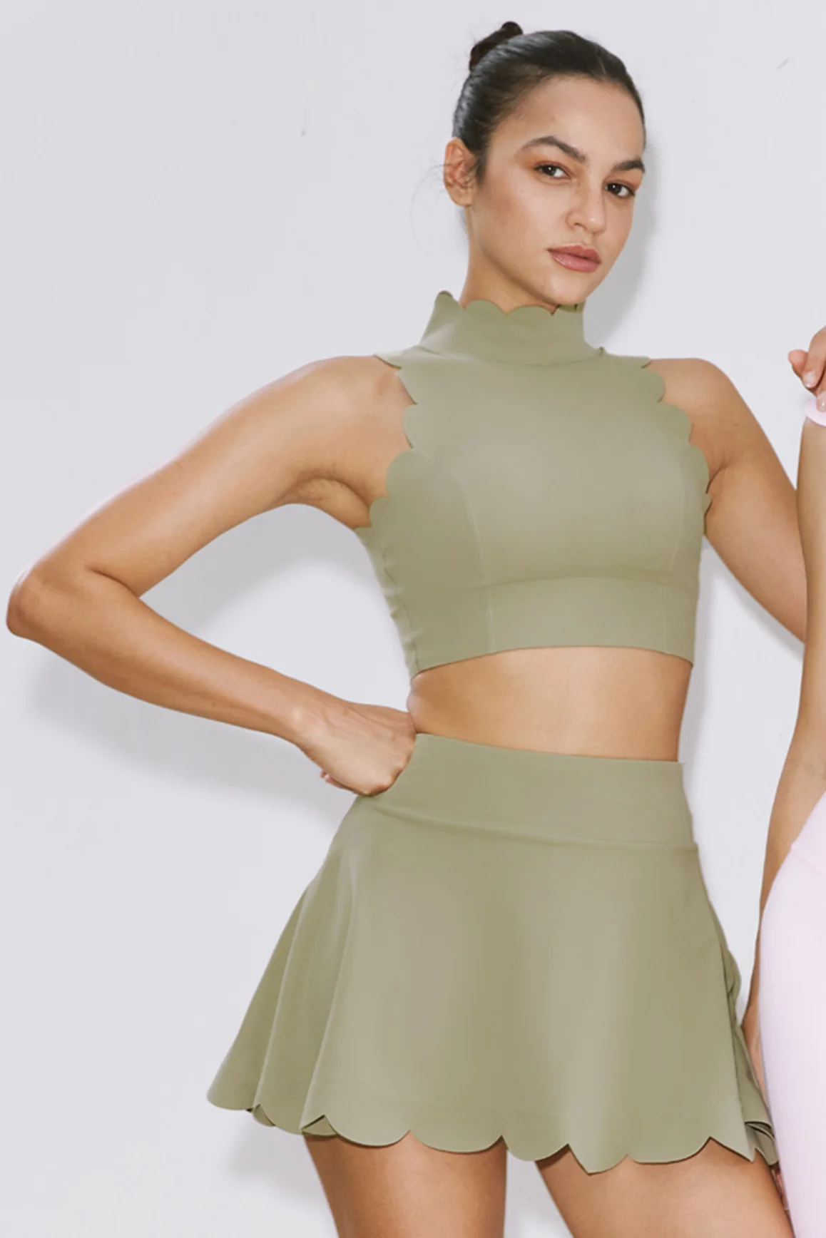 High-Waist A-line Tennis Skirt - Image 56