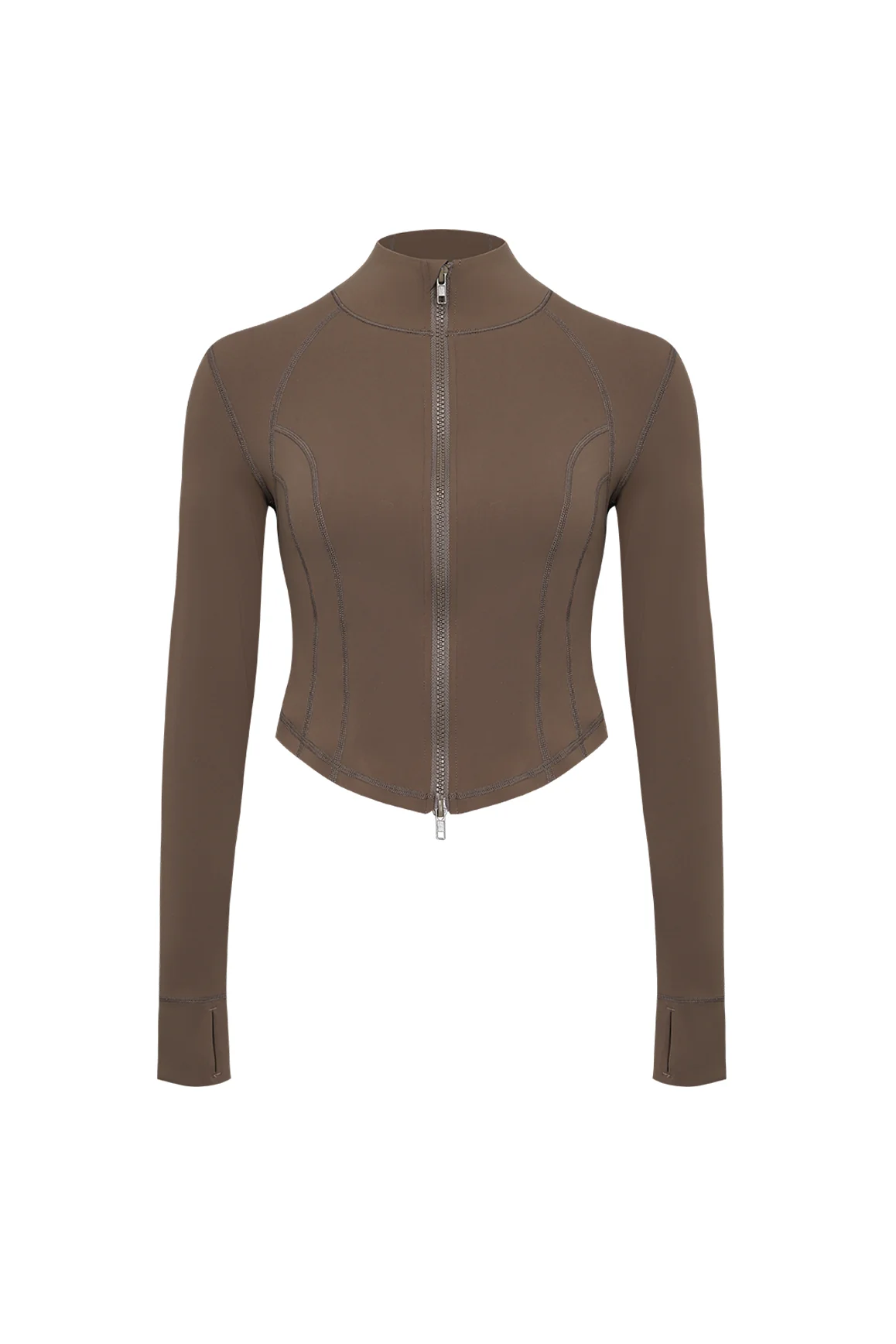 Hourglass Cropped Full Zip Jacket - Image 19