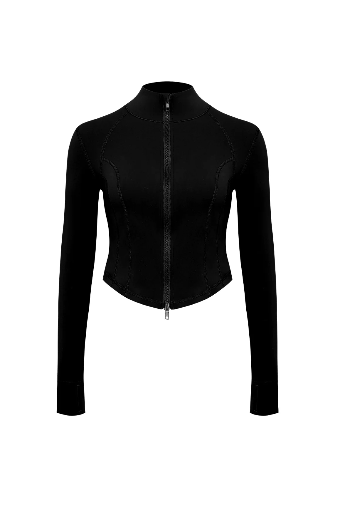 Hourglass Cropped Full Zip Jacket - Image 12