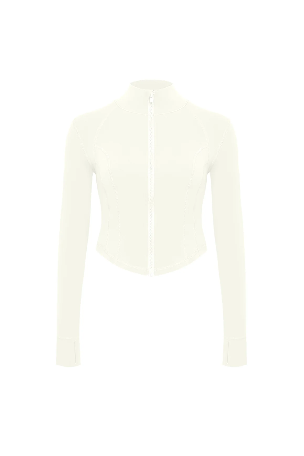 Hourglass Cropped Full Zip Jacket - Image 7