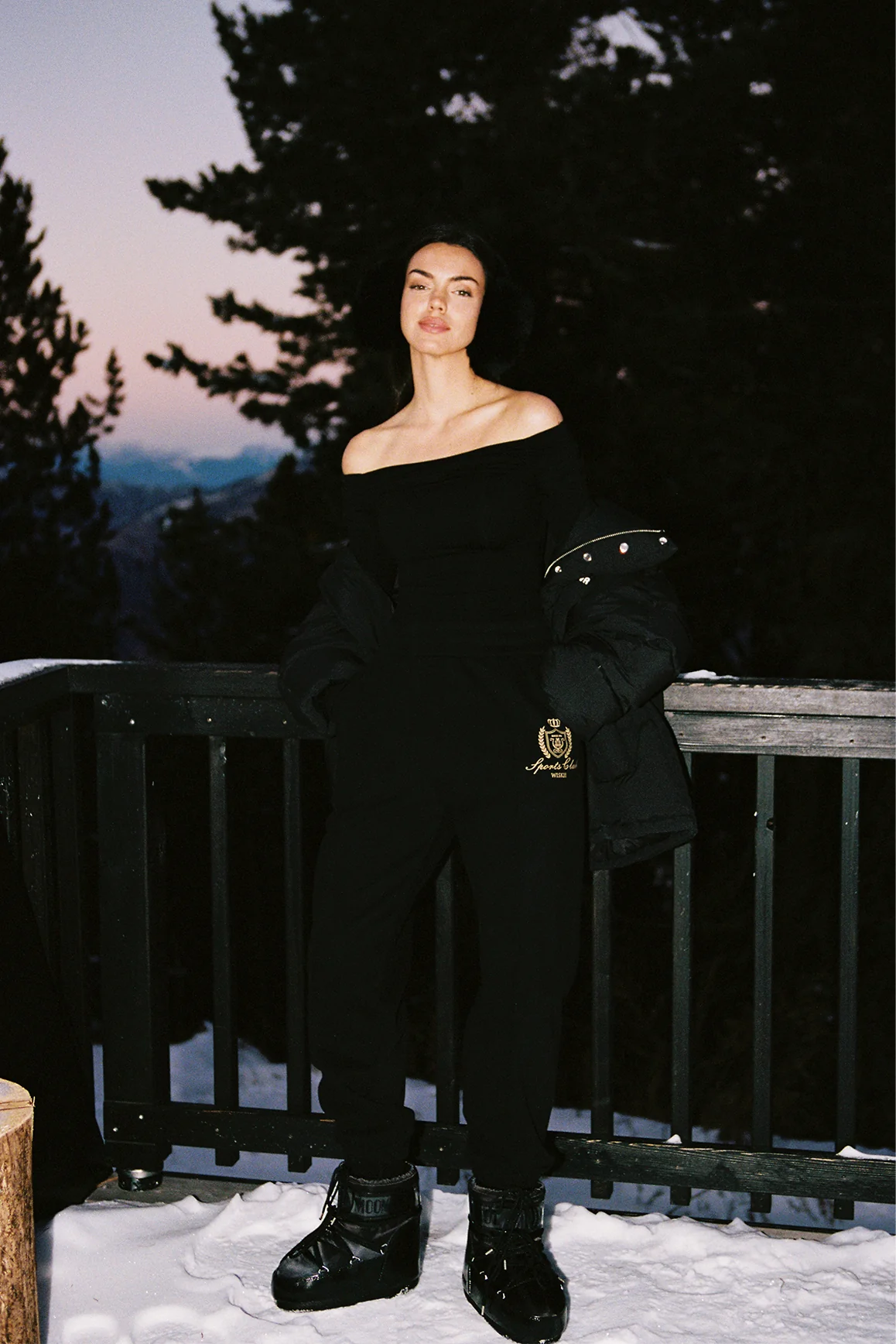 Long Sleeve Off Shoulder Pleated Bodysuit - Image 8