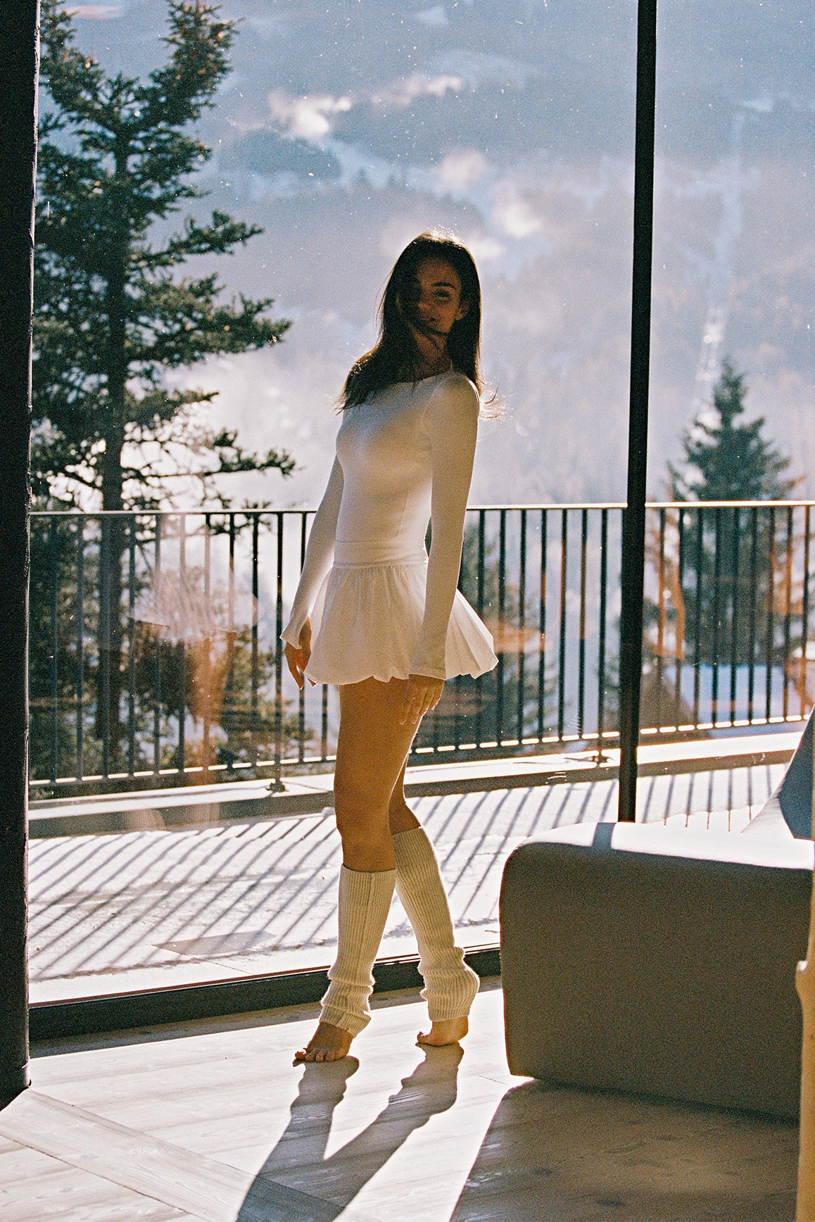 Long Sleeve Open Back Bodysuit - Image 5
