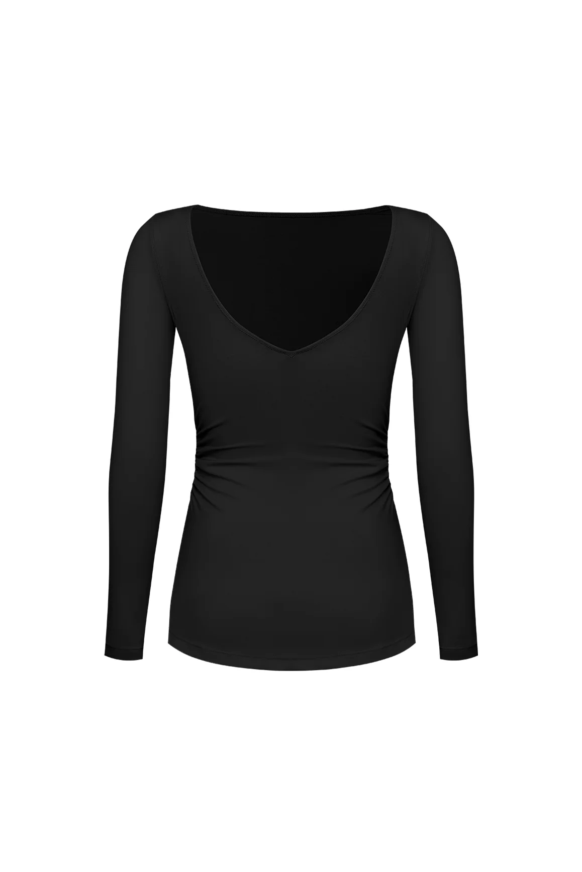 Long Sleeve V-Back Top - Image 11