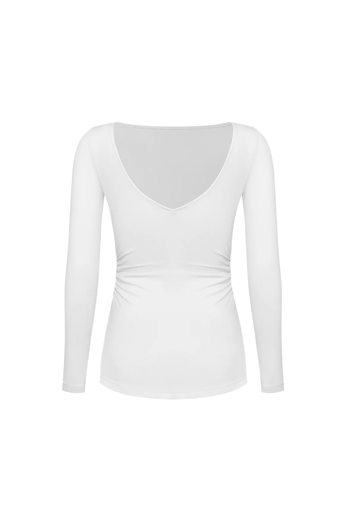 Long Sleeve V-Back Top - Image 9