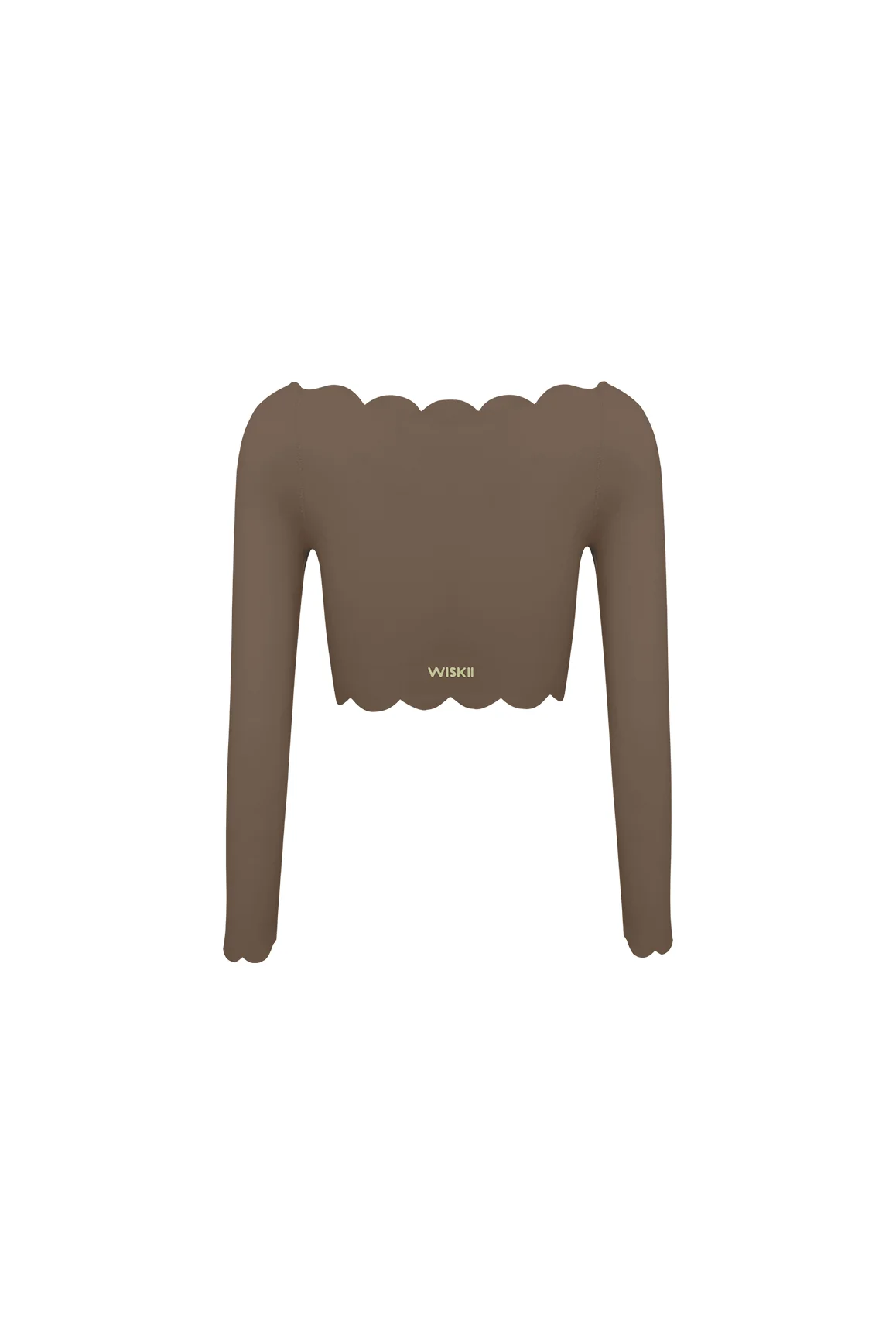 Off Shoulder Long Sleeve Crop Top - Image 42