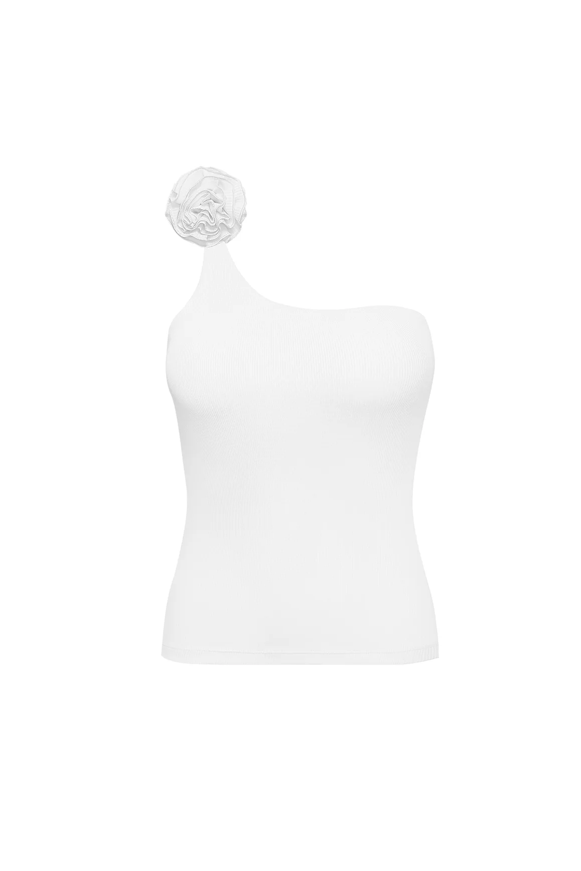 One-Shoulder Floral Tank Top - Image 12
