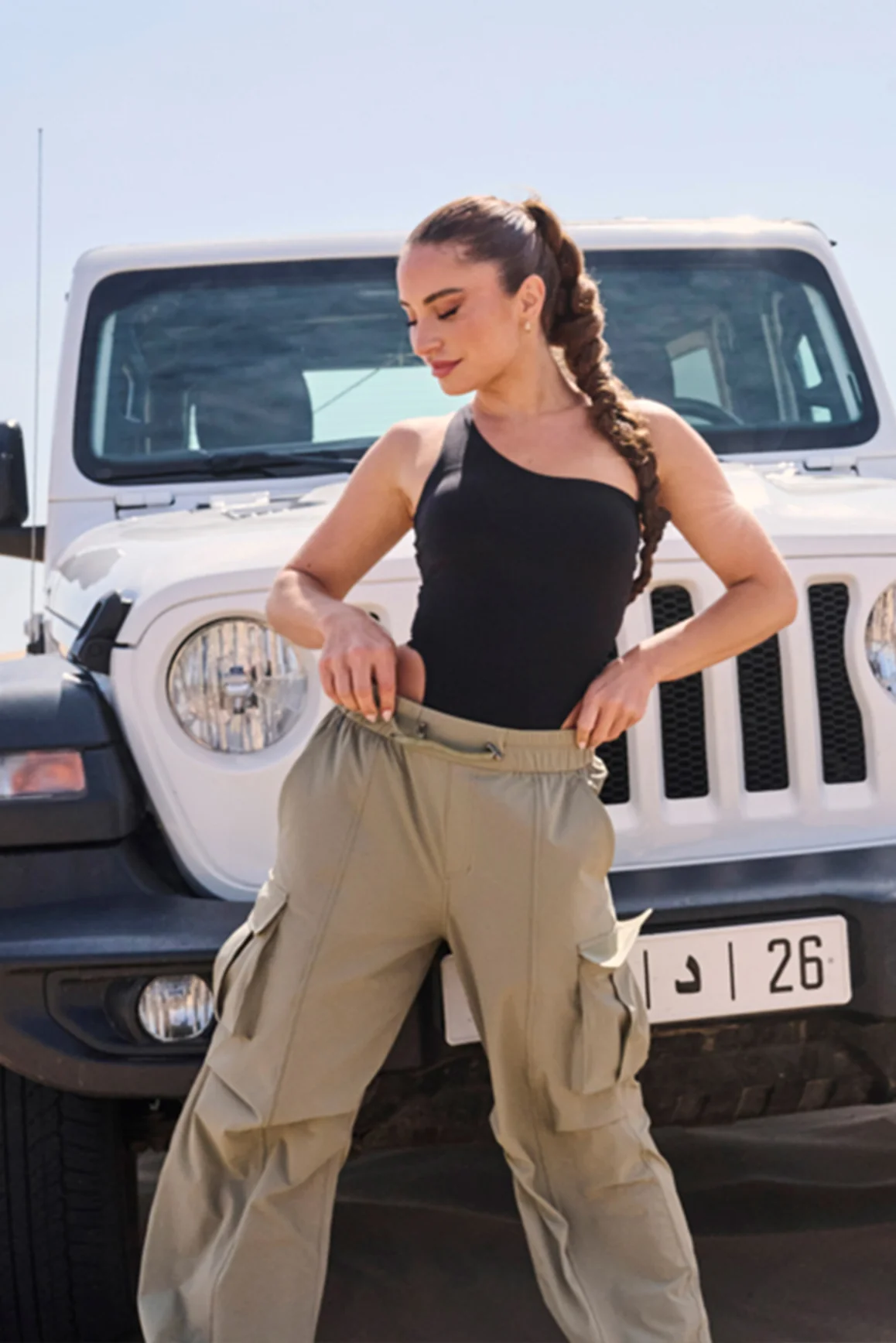 One-Shoulder Sleeveless Bodysuit - Image 19
