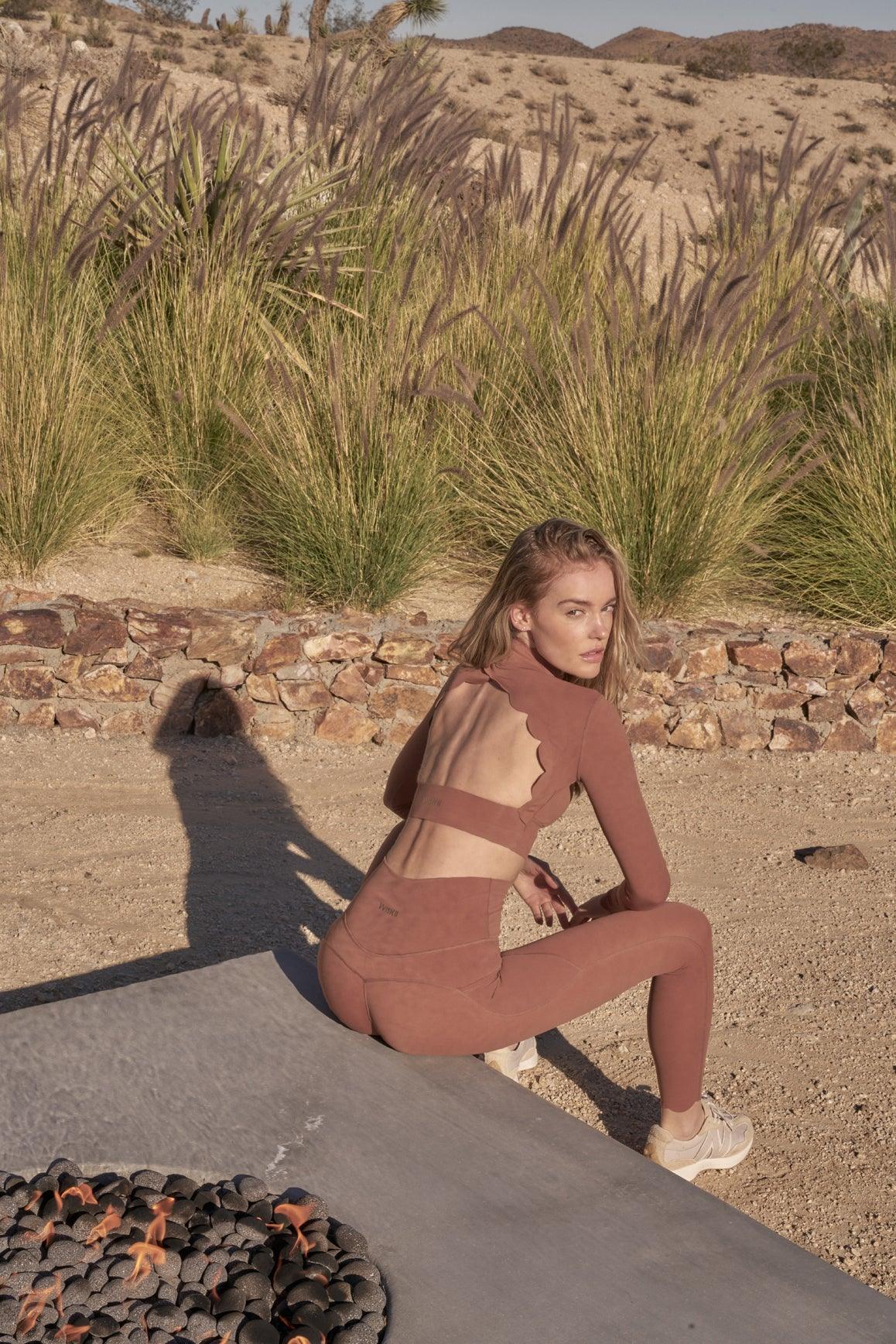 Open Back Long Sleeve Crop Top - Image 13