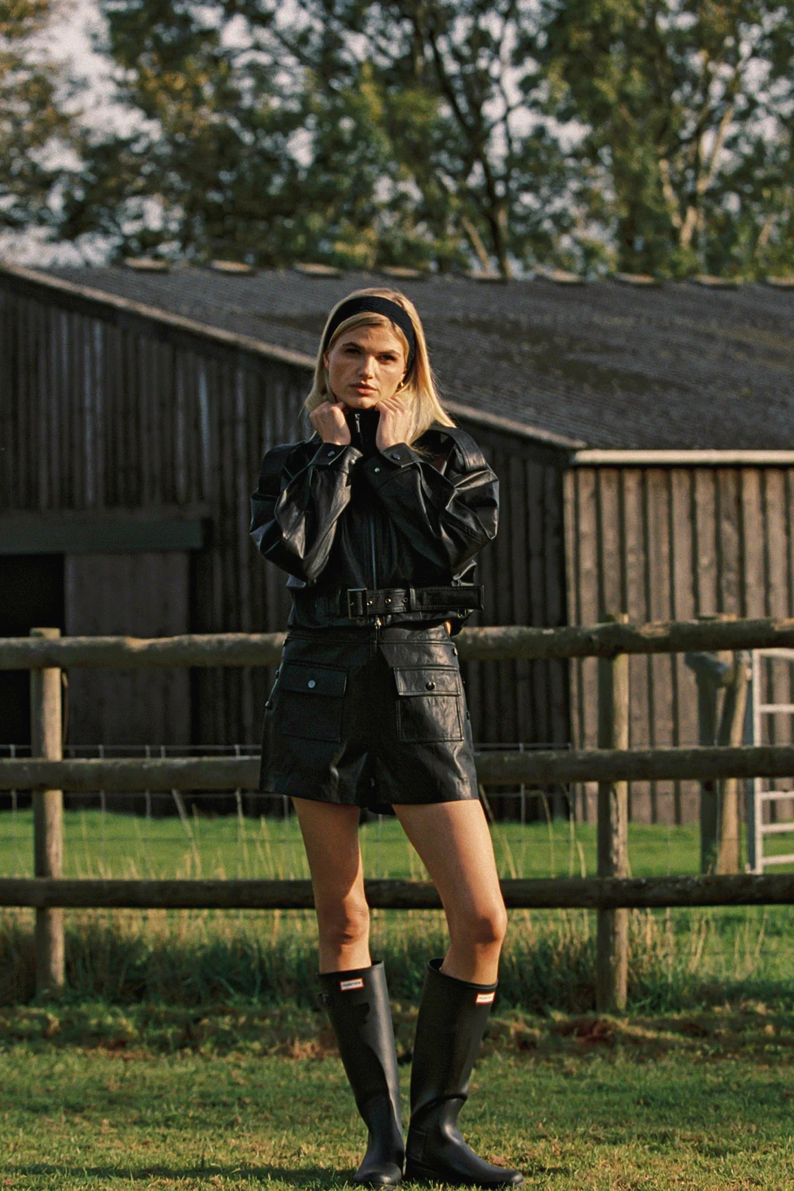 Retro Faux Leather Jacket - Image 5
