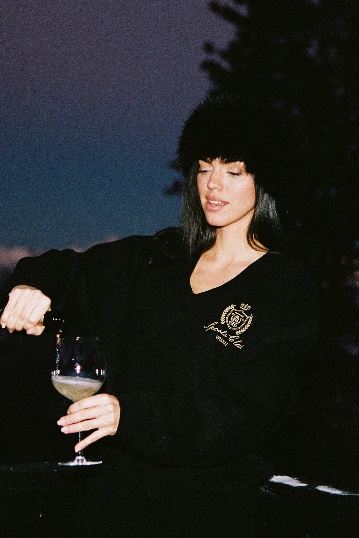 Retro Warm V-Neck Sweatshirt - Image 10