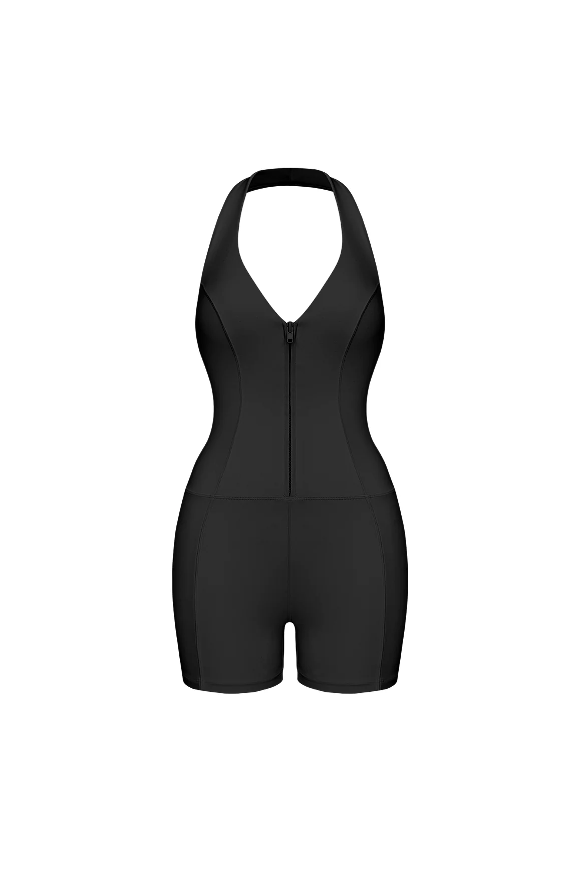 Riviera Hourglass Zip Front Romper