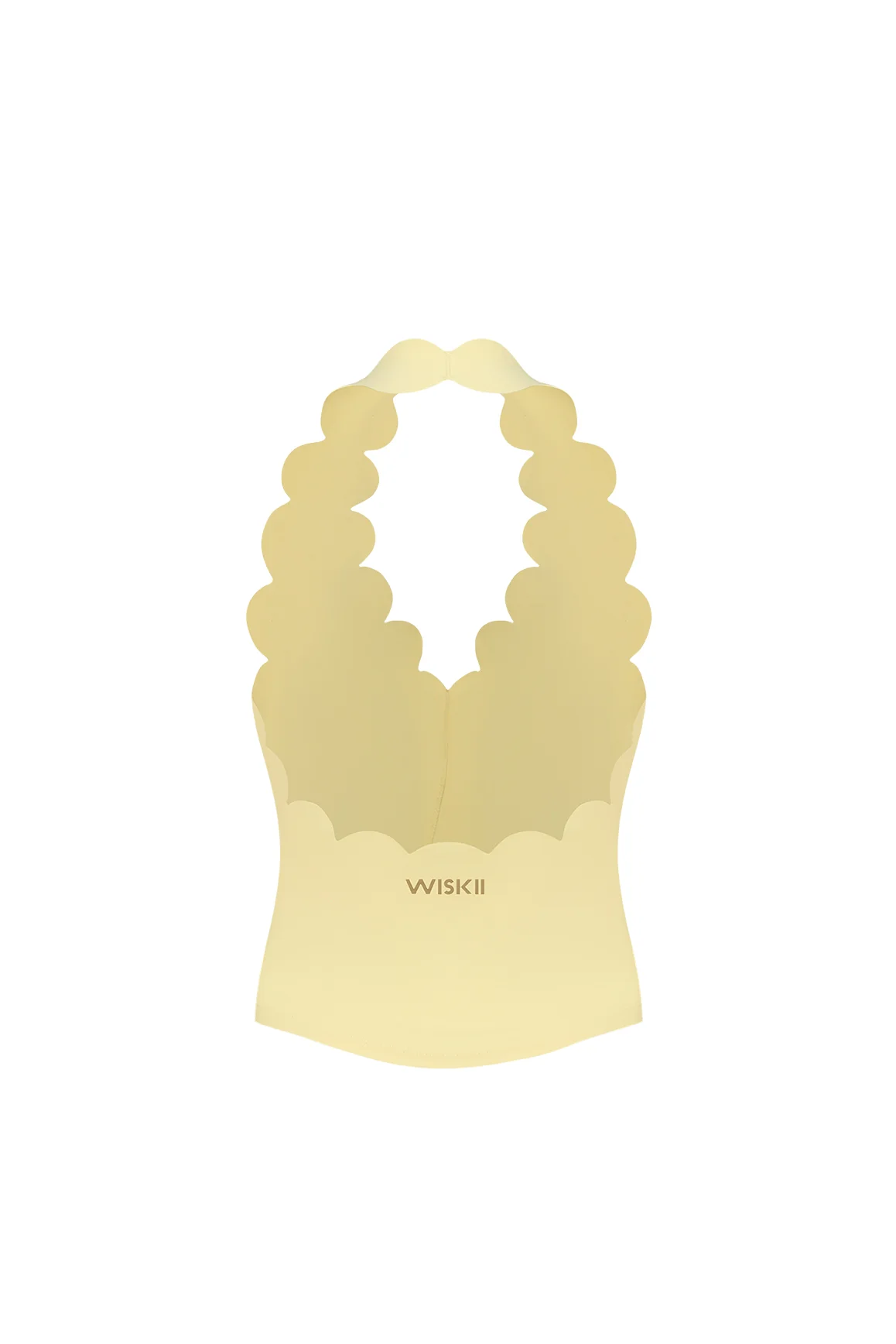 Riviera Scallop Halter Bra Tank - Image 17