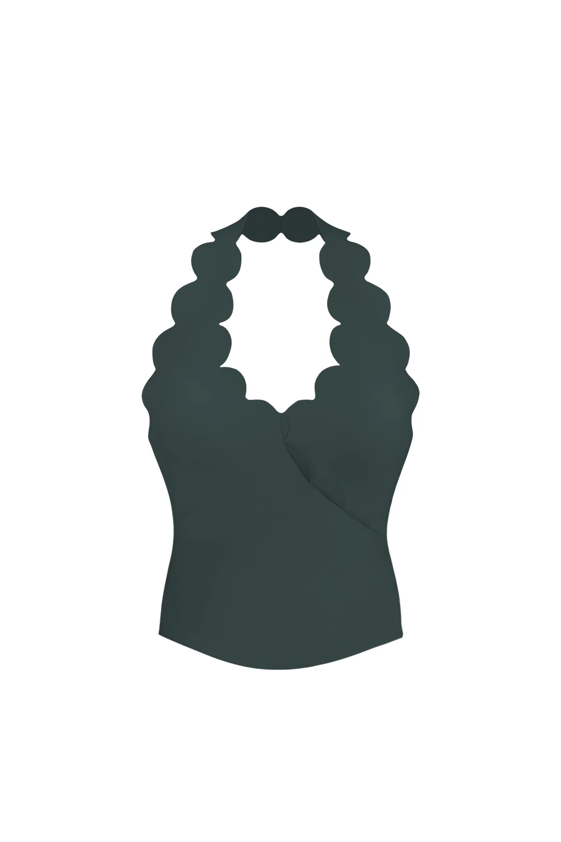 Riviera Scallop Halter Bra Tank - Image 24