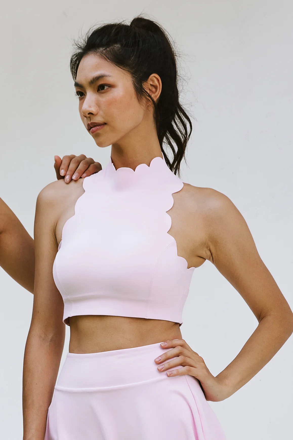 Scallop Back Mock Neck Bra - Image 18