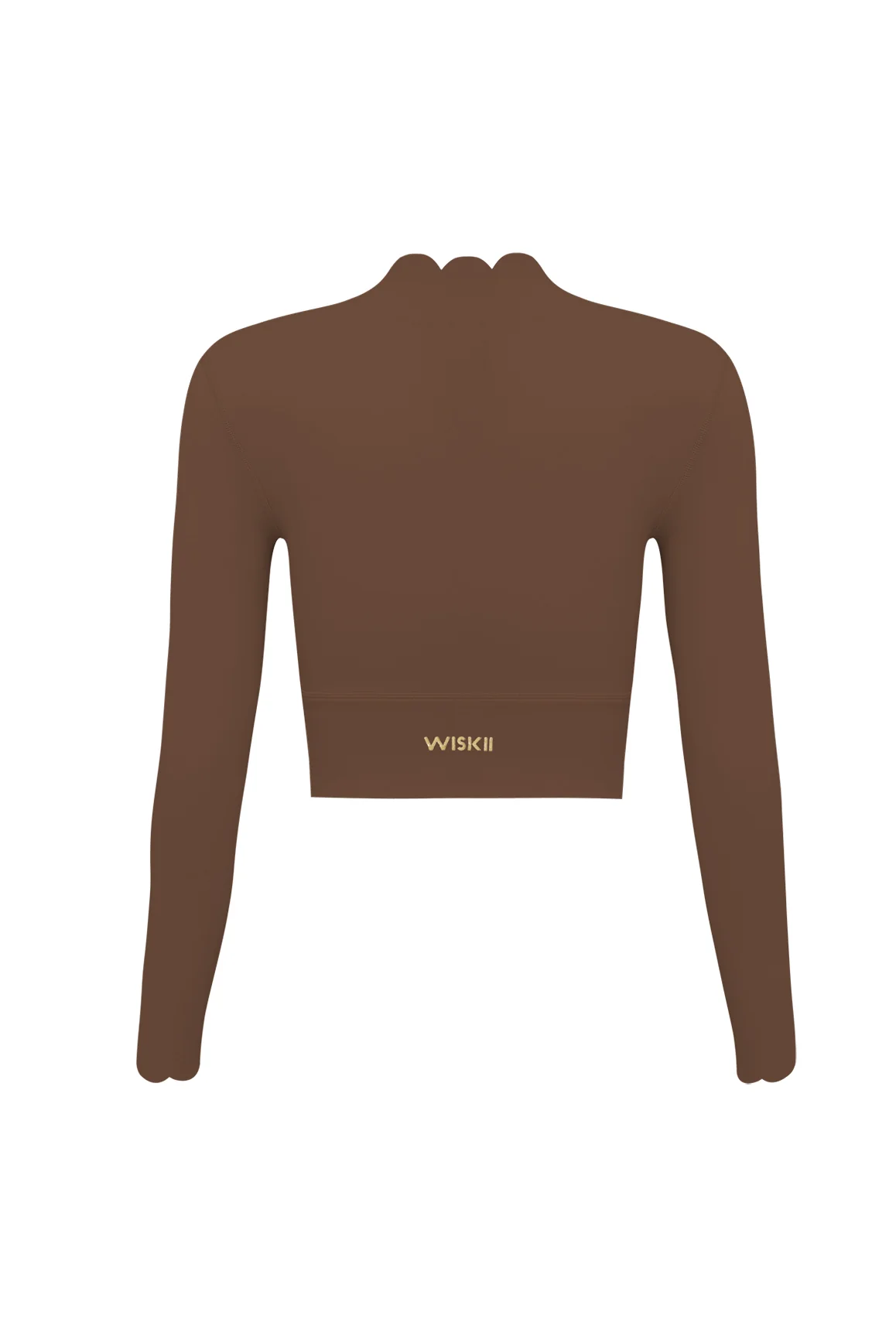 Scallop Cropped Long Sleeve Top - Image 50