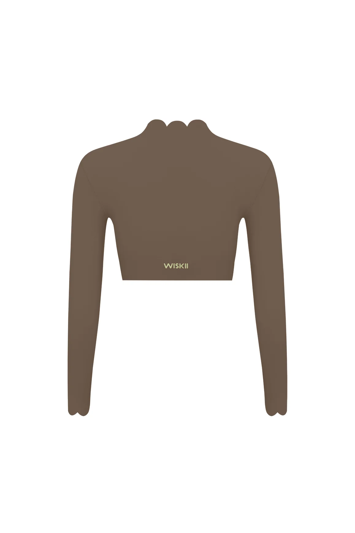 Scallop Cropped Long Sleeve Top - Image 69