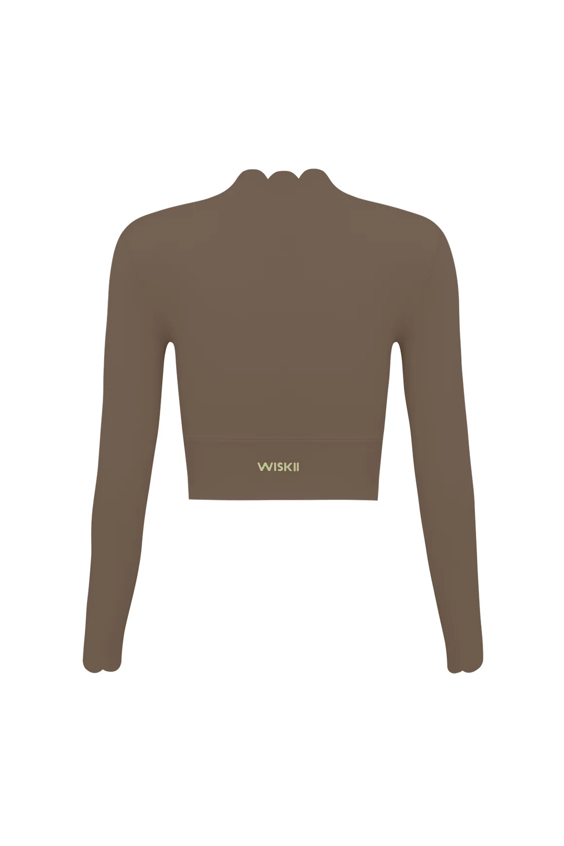 Scallop Cropped Long Sleeve Top - Image 67