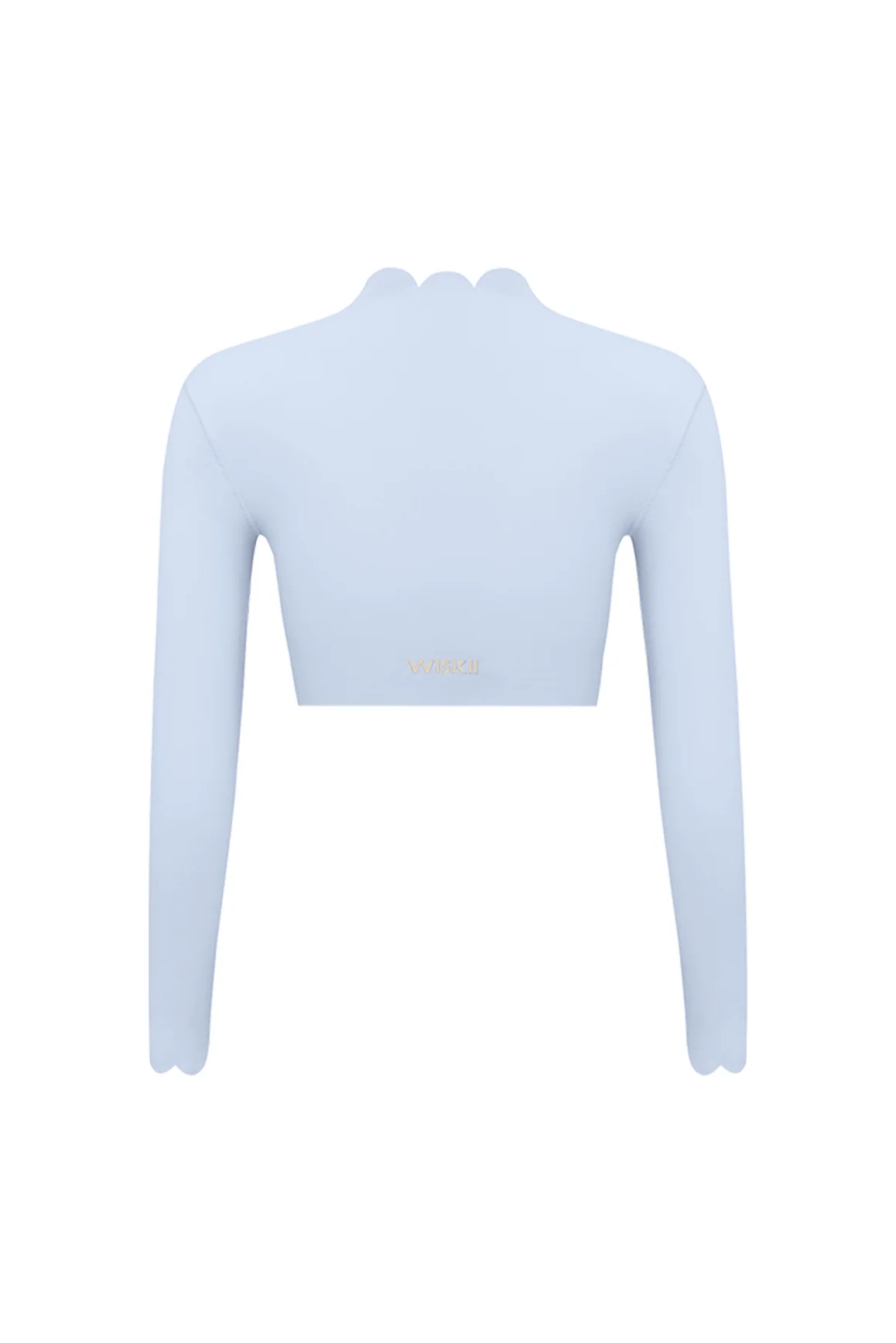 Scallop Cropped Long Sleeve Top - Image 58
