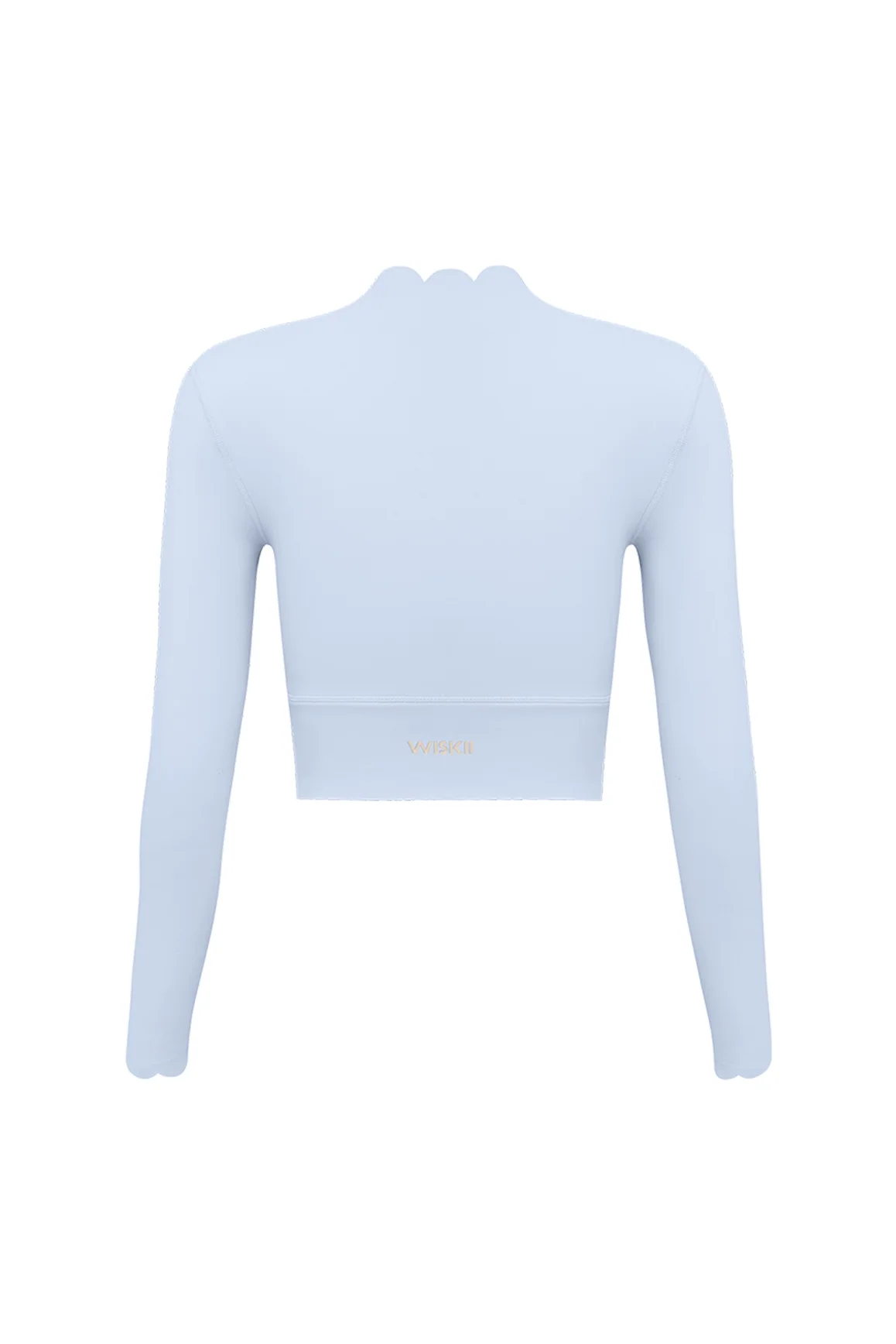 Scallop Cropped Long Sleeve Top - Image 60