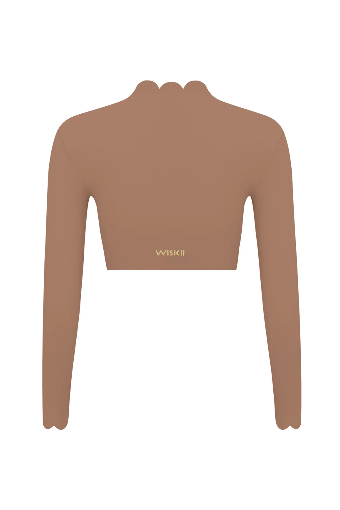 Scallop Cropped Long Sleeve Top - Image 62