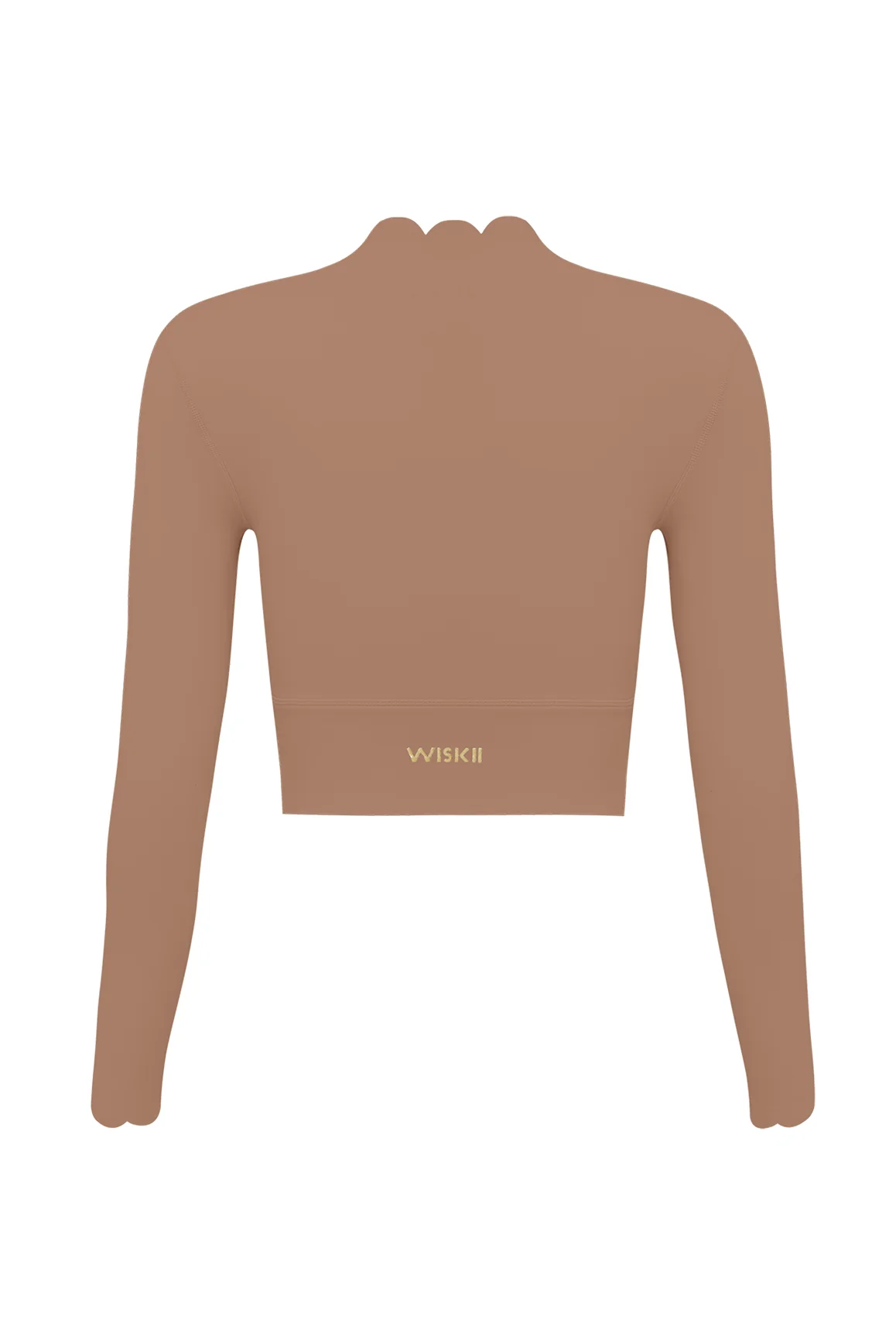 Scallop Cropped Long Sleeve Top - Image 64