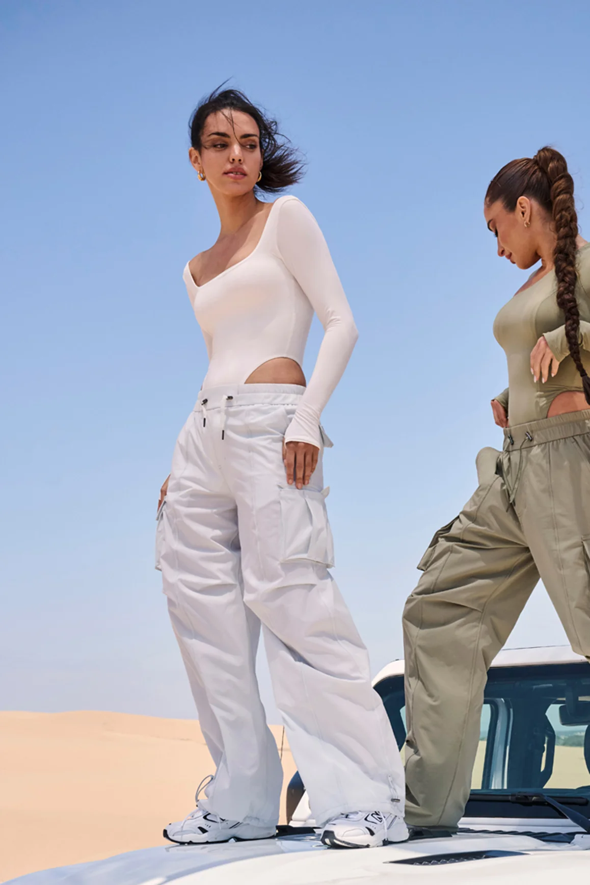 Scoop Neck Long Sleeve Bodysuit - Image 5