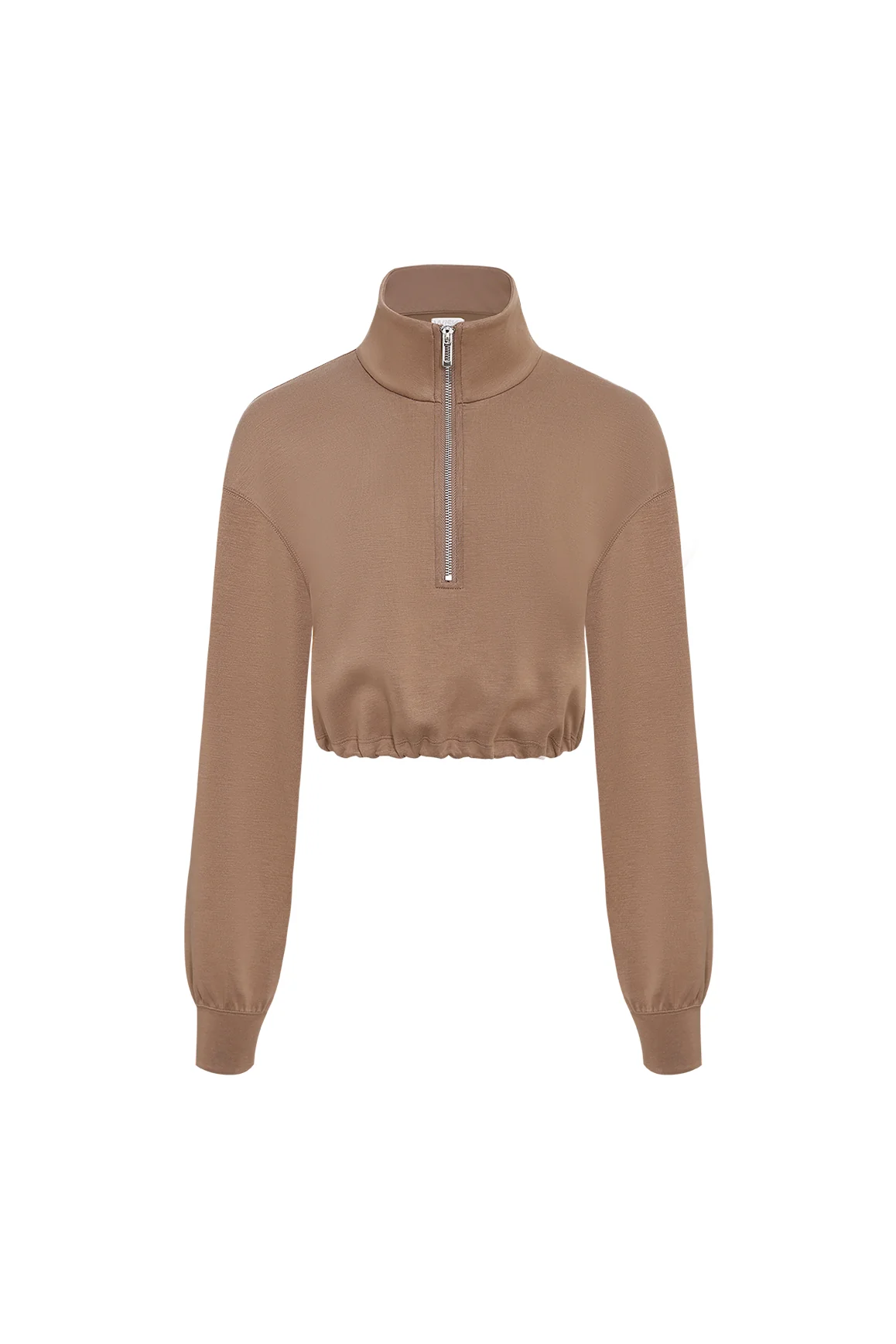 Serene Cropped Half-Zip Pullover - Image 5