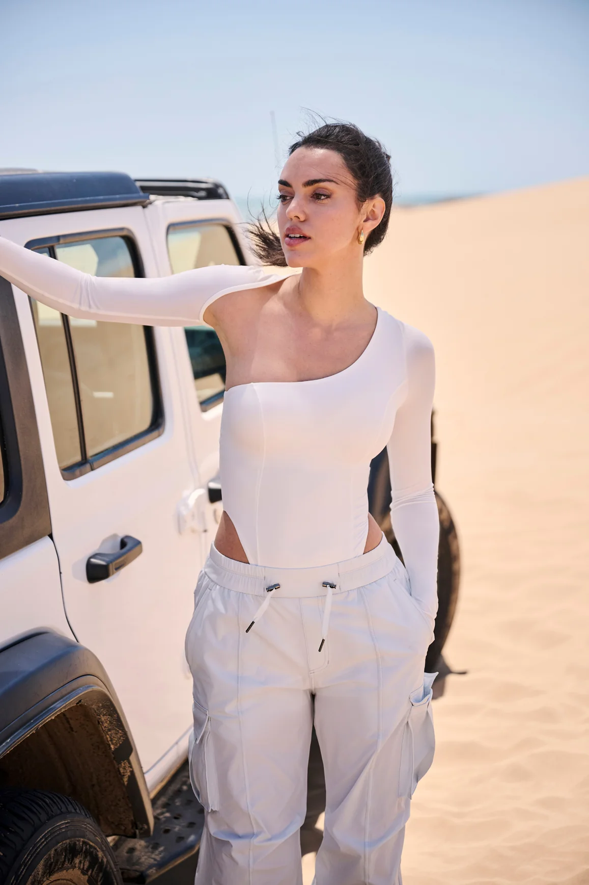 Unique Cut Long Sleeve Bodysuit - Image 5