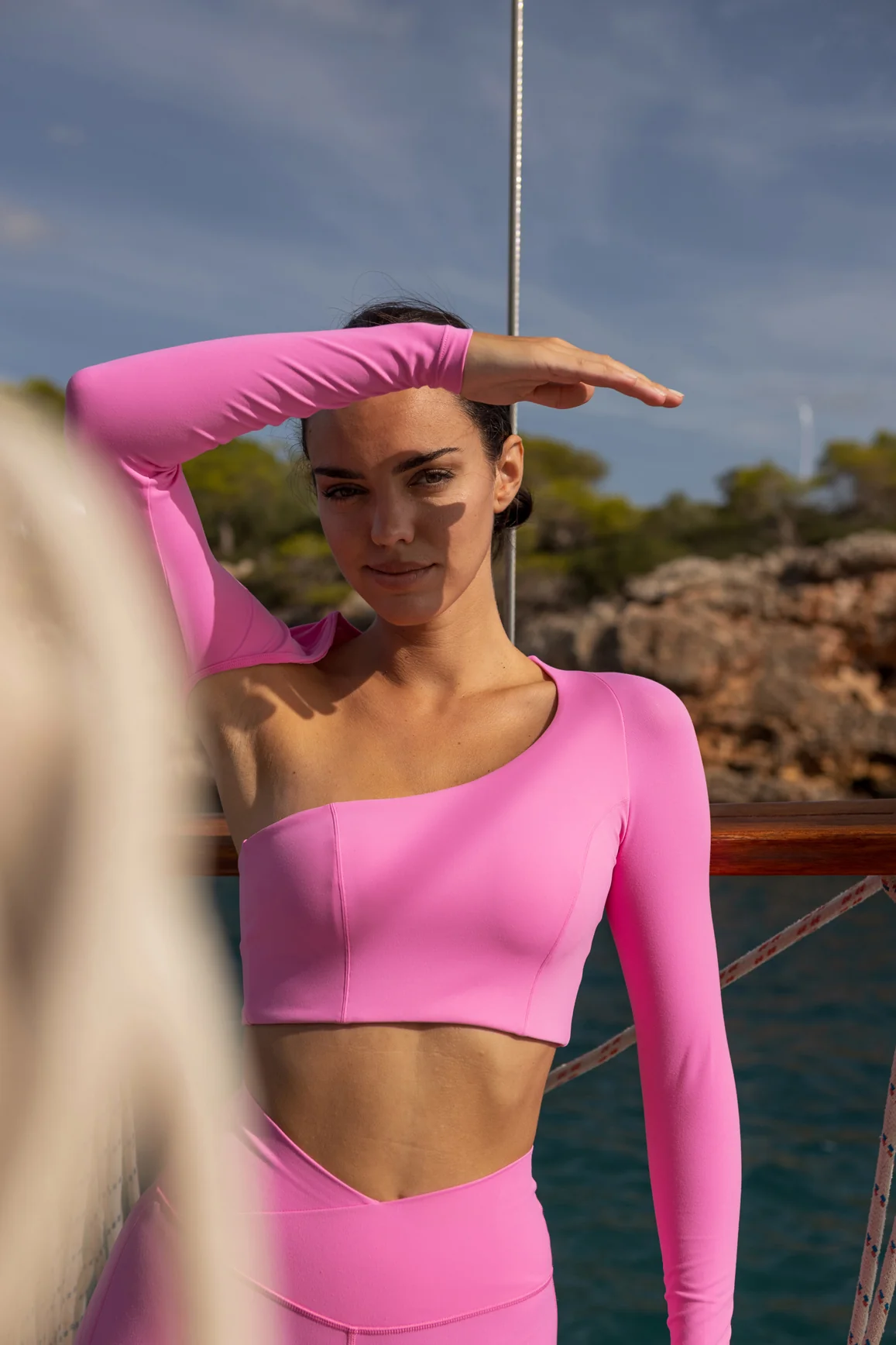 Unique Cut Long Sleeve Crop Top - Image 23