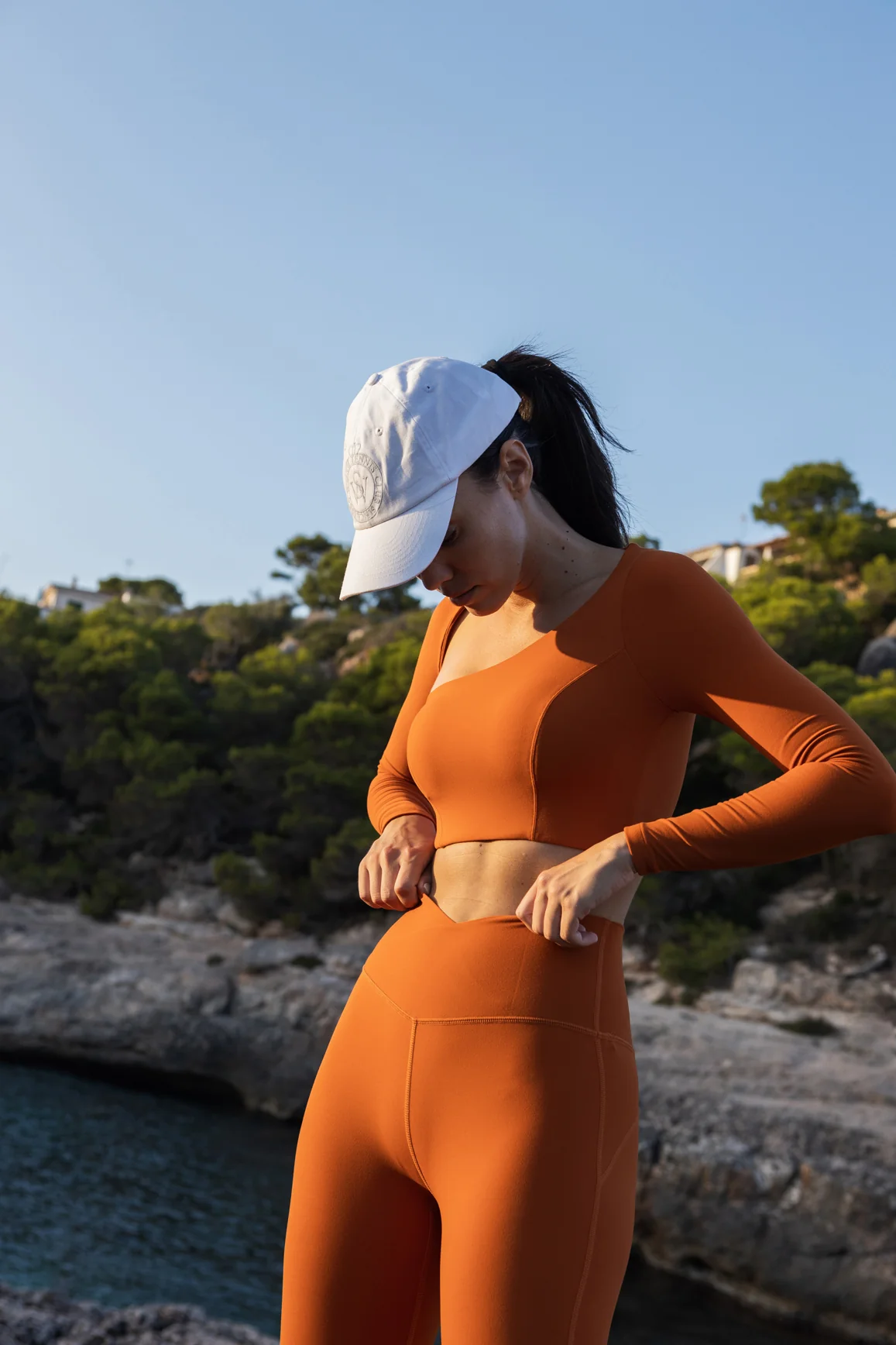 Unique Cut Long Sleeve Crop Top - Image 31