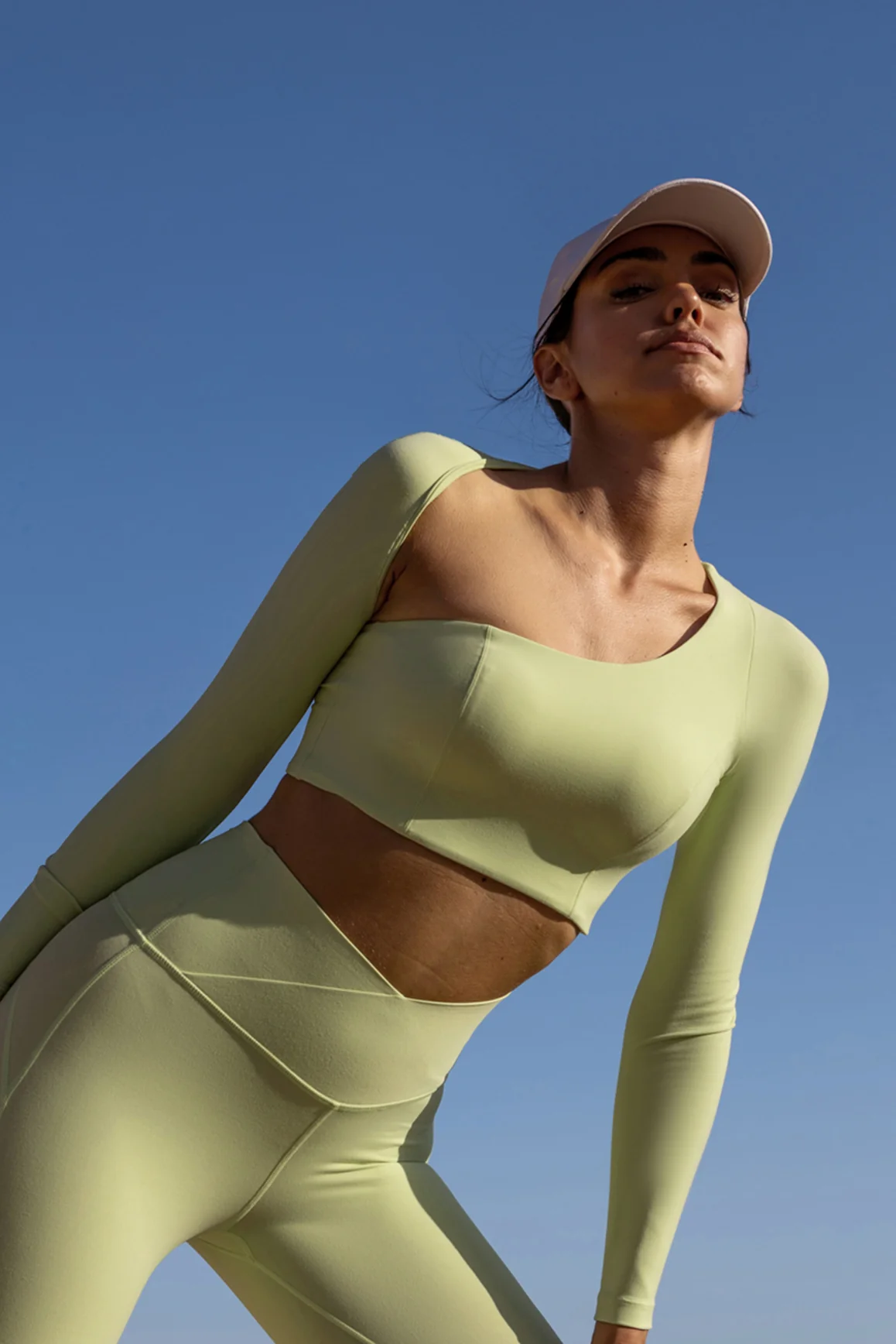 Unique Cut Long Sleeve Crop Top - Image 6