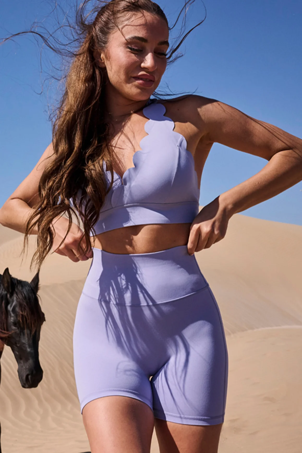 V-Cut Scallop Halter Bra - Image 32