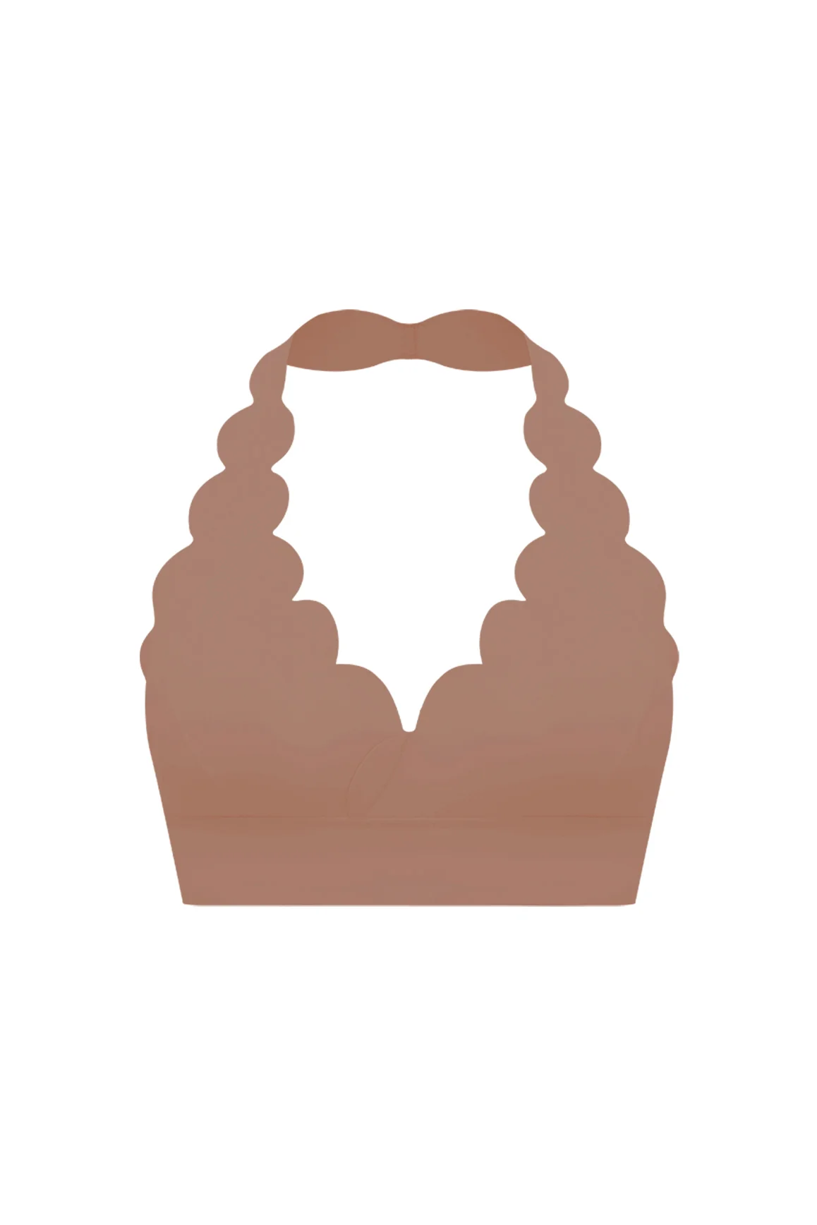 V-Cut Scallop Halter Bra - Image 36