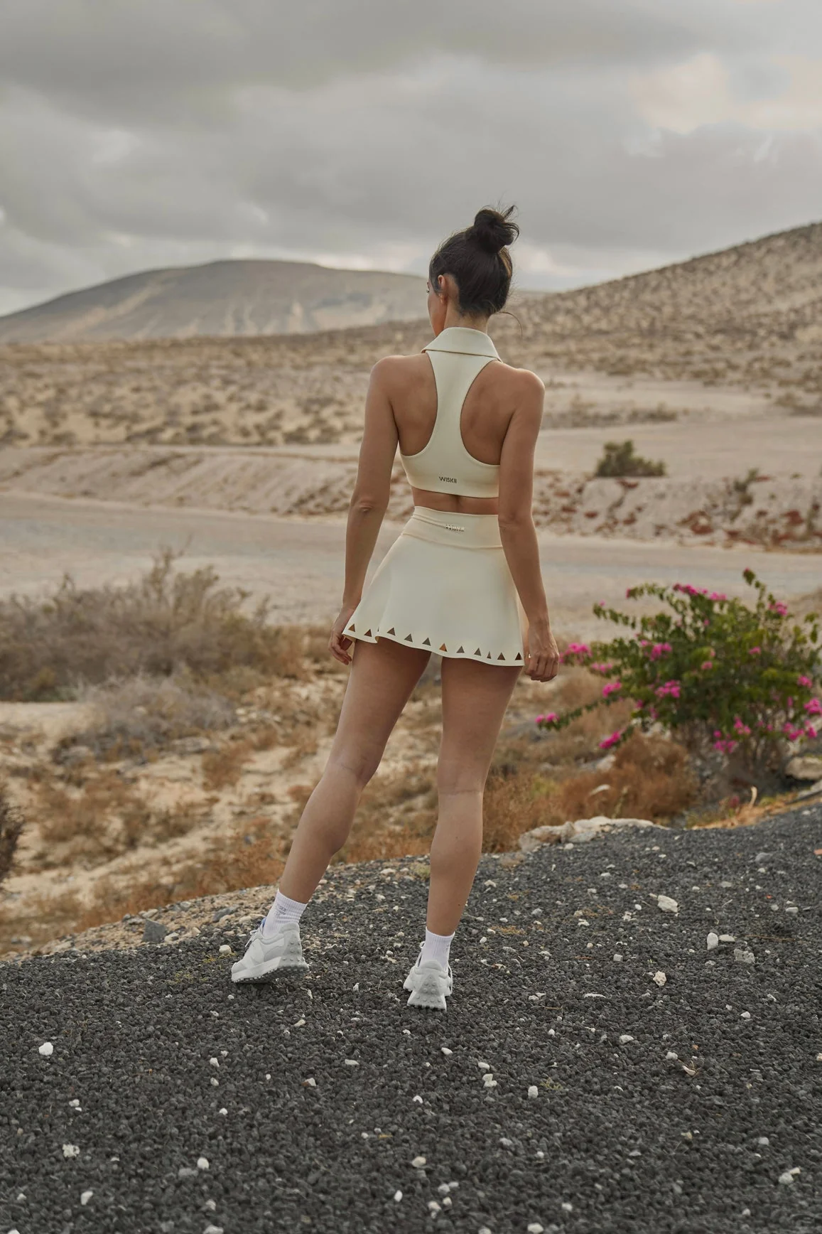 V-waist Laser Cut Tennis Skirt - Image 2