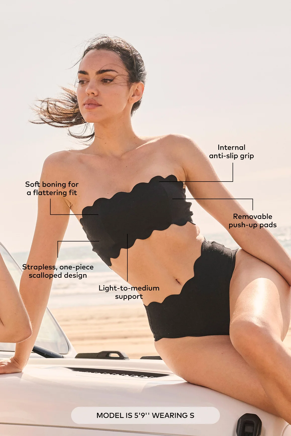 WISKII Scallop Strapless Bra - Image 23